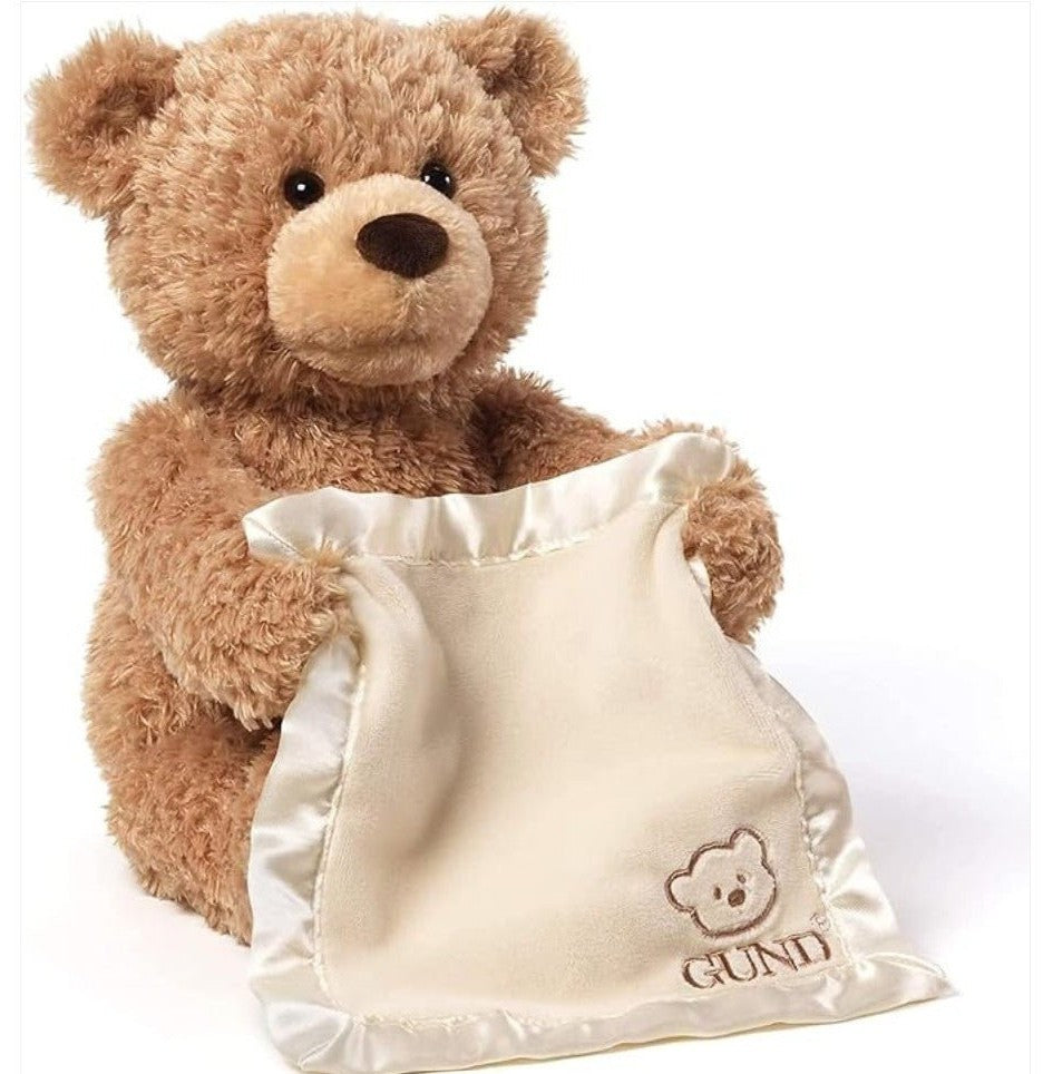 Peluche Interactive Peekaboo – Ours Brun ou Panda Noir et Blanc