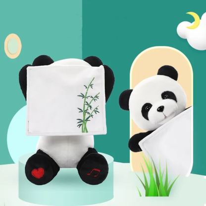 Peluche Interactive Peekaboo – Ours Brun ou Panda Noir et Blanc