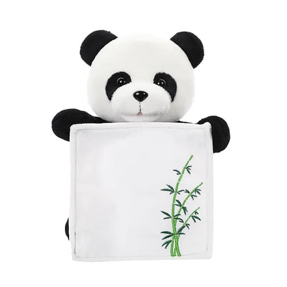 Peluche Interactive Peekaboo – Ours Brun ou Panda Noir et Blanc